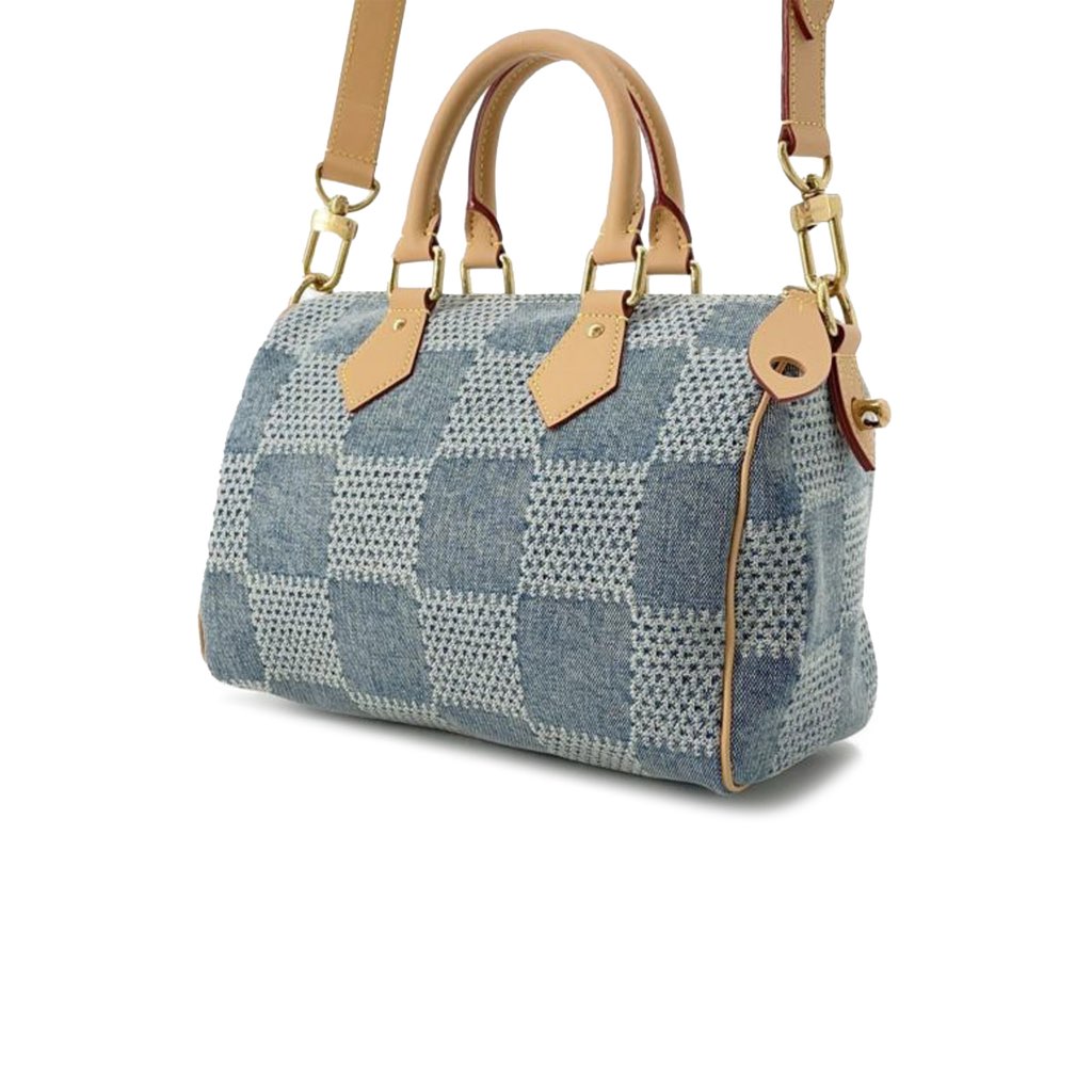 Louis Vuitton Damier Denim Speedy Bandouliere 25 - 2