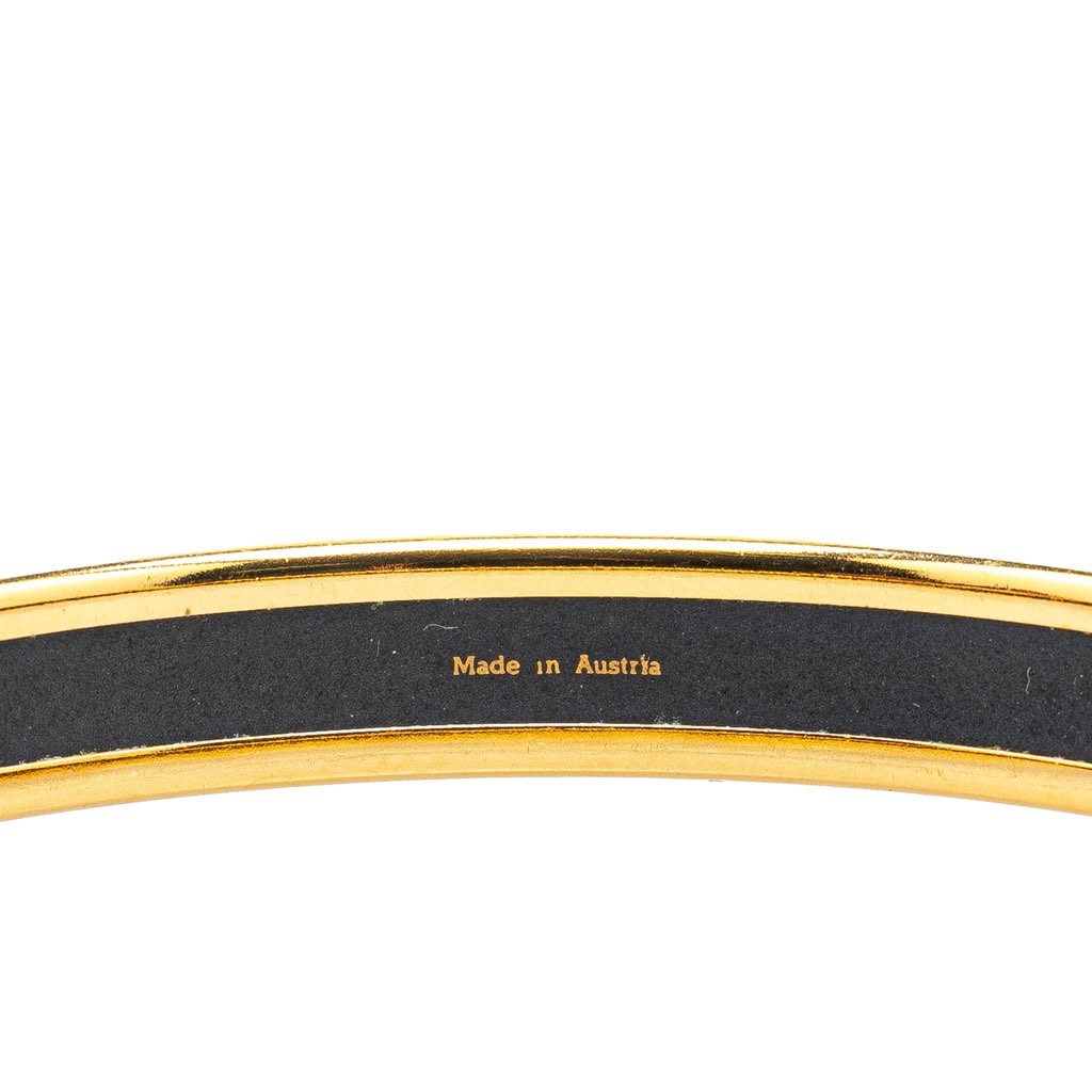 Hermès Narrow Printed Enamel Bangle 65 - 5