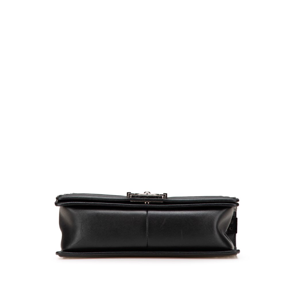 Chanel Old Medium Quilted Lambskin Boy Flap - Image 6