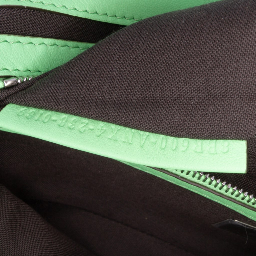 Fendi Medium Leather Embossed FF Baguette Satchel - Detail 1