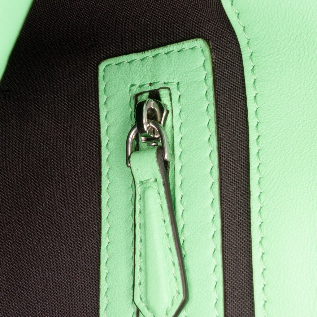 Fendi Medium Leather Embossed FF Baguette Satchel - Detail 2