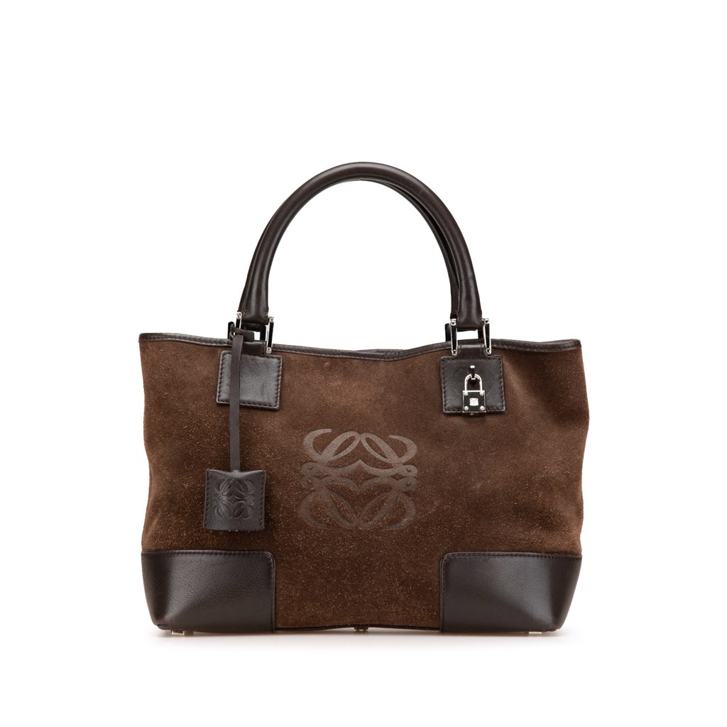 Loewe Suede Fusta 28 Tote