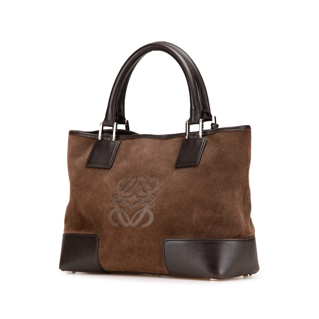 Loewe Suede Fusta 28 Tote - 2