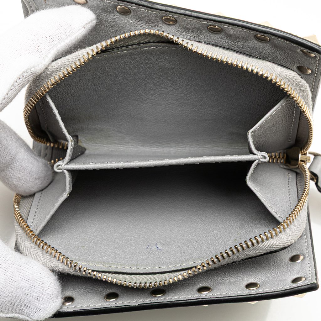 Valentino Leather Rockstud Compact Bifold Wallet - 4