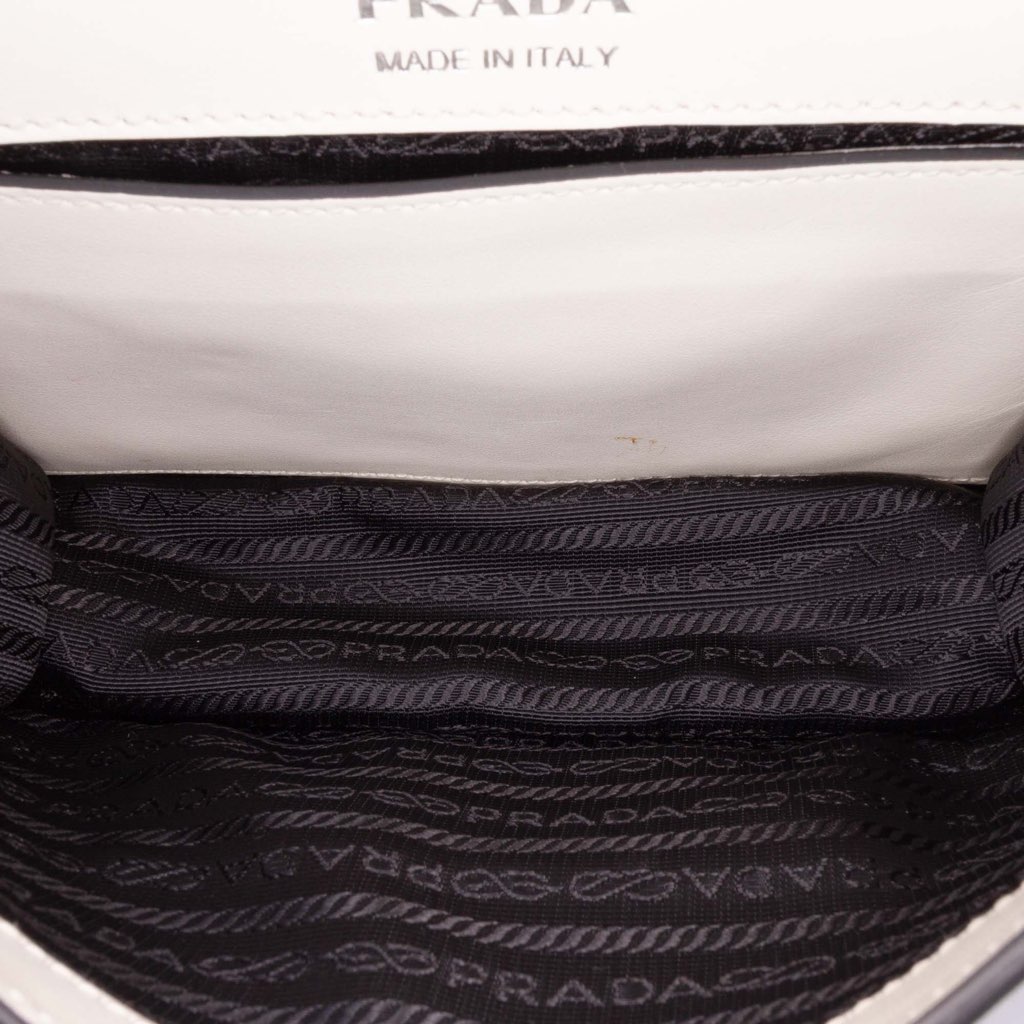 Prada City Calf Plex Ribbon Bag - 4