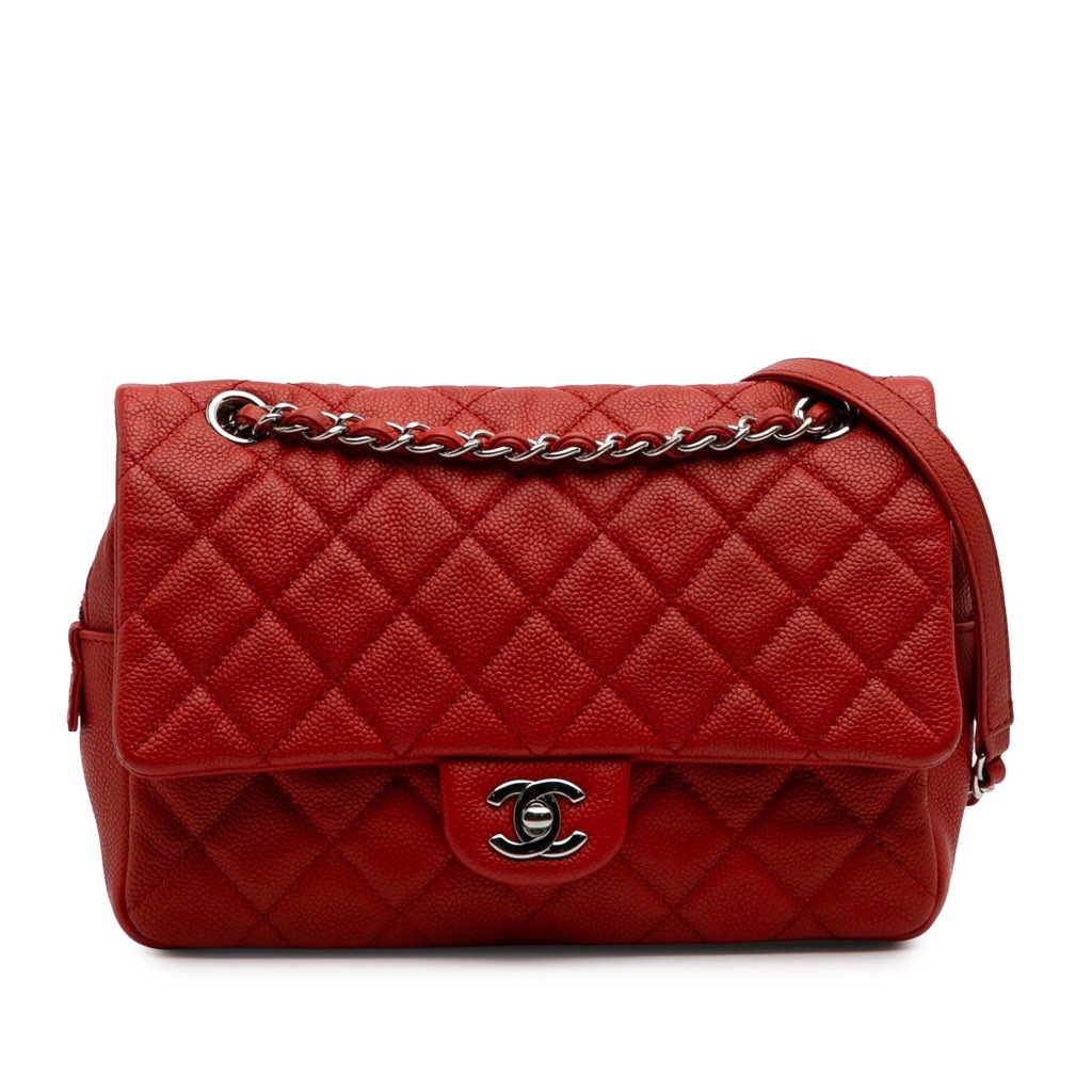 Chanel Medium Quilted Caviar Easy Flap