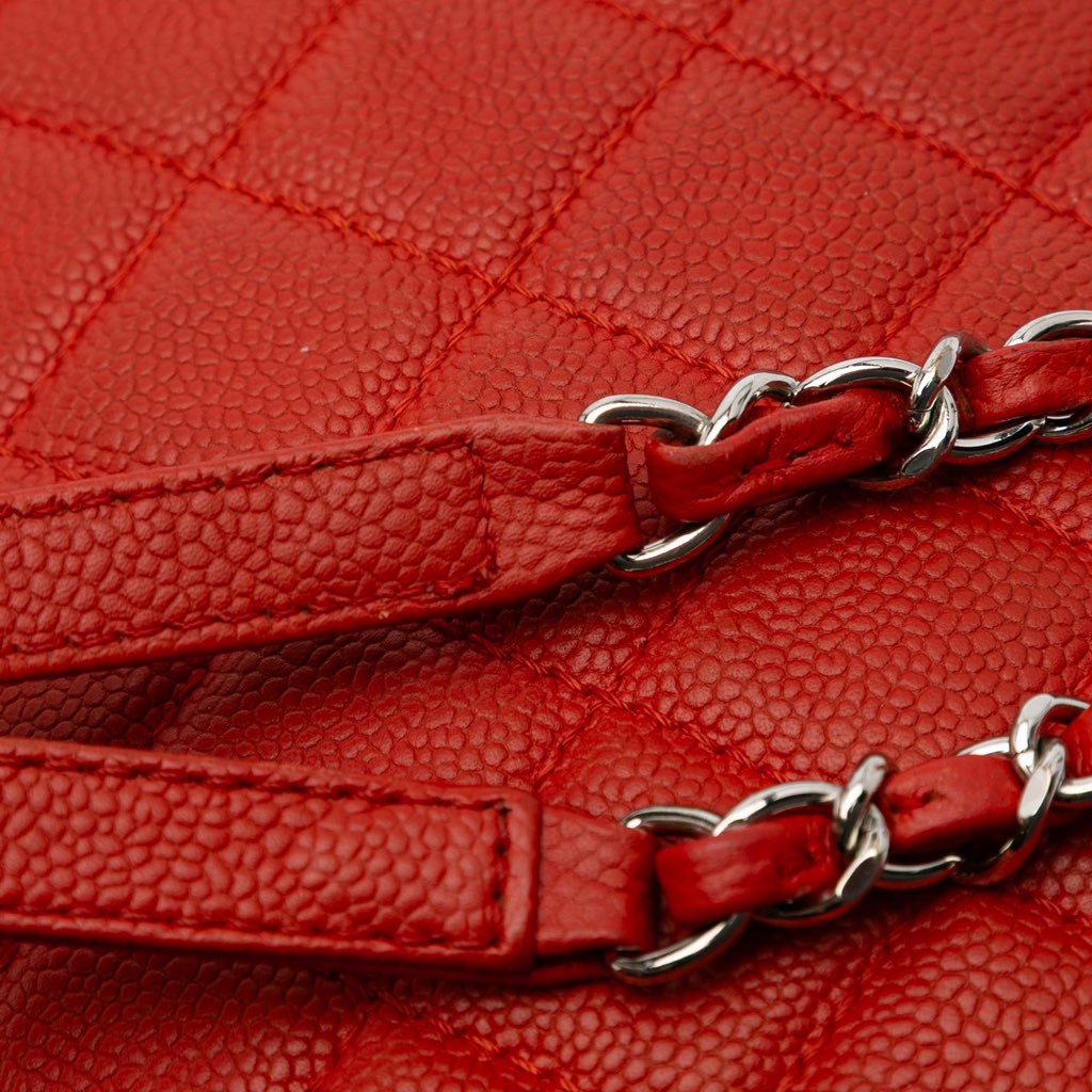 Chanel Medium Quilted Caviar Easy Flap - Image 10