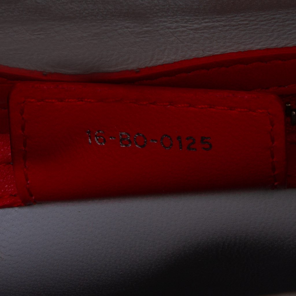 Dior Medium Tricolor Lambskin Cannage Lady Dior - Side view