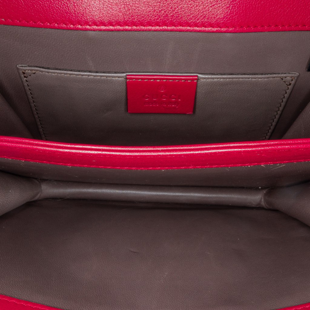 Gucci Small Polished Calfskin Interlocking G Dollar Crossbody - 4