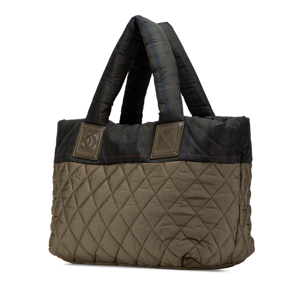 Chanel Small Quilted Nylon Coco Cocoon Tote - 2