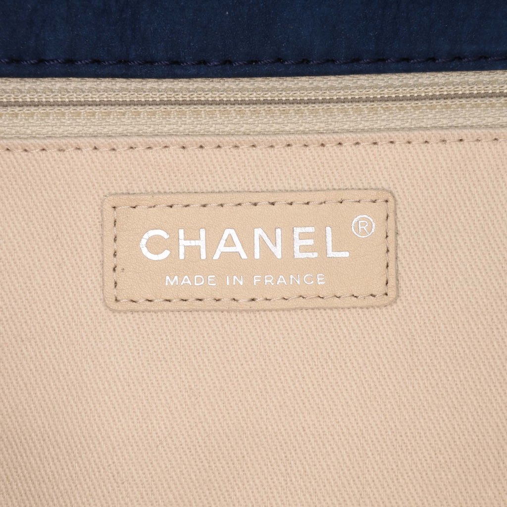 Chanel Medium Quilted Nubuck Natural Beauty Split Pocket Flap - 5