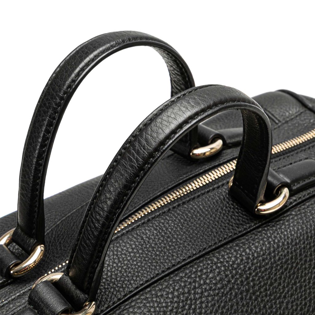 Gucci Medium Pebbled Calfskin Soho Boston Bag - Image 13