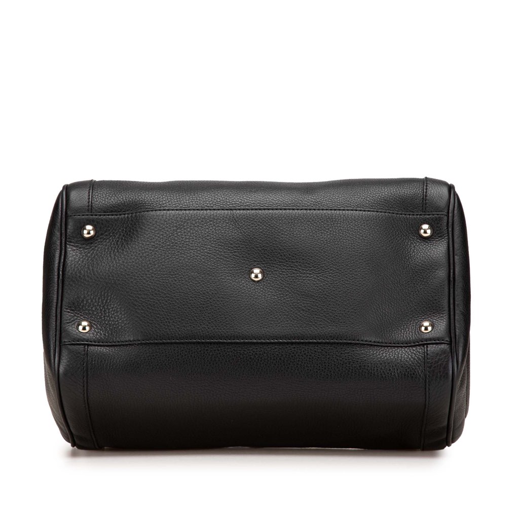 Gucci Medium Pebbled Calfskin Soho Boston Bag - Image 6
