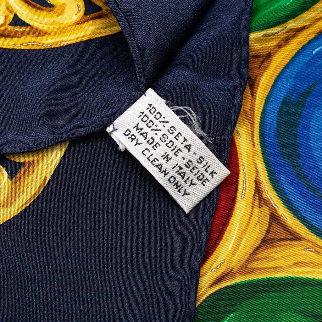 Chanel Gripoix Buttons Silk Scarf - Image 6