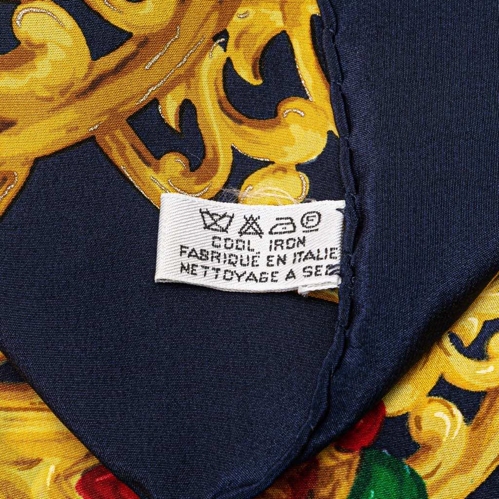 Chanel Gripoix Buttons Silk Scarf - 4