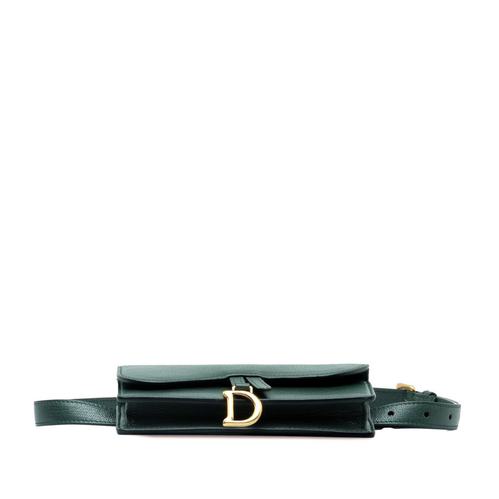 Dior Leather Saddle Belt Bag - 4