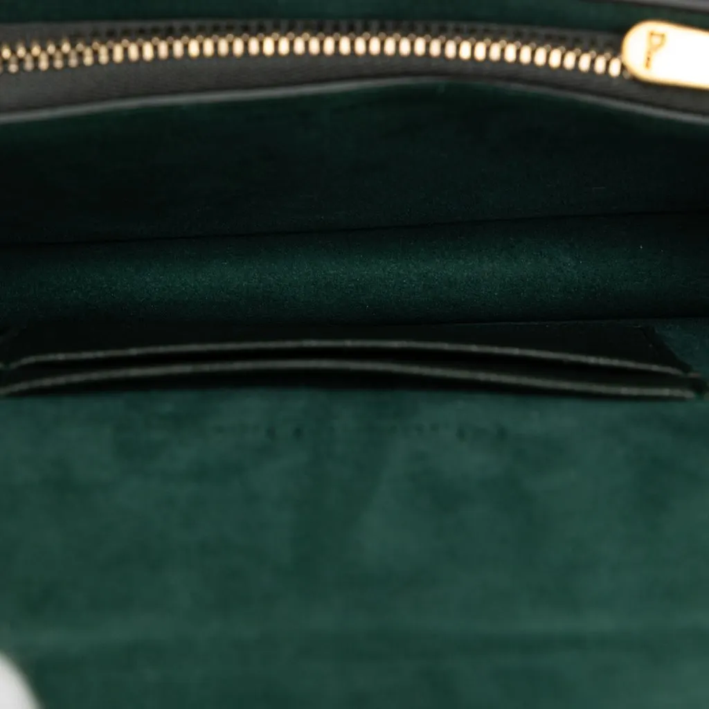 Dior Leather Saddle Belt Bag Green Leather Good - Box View