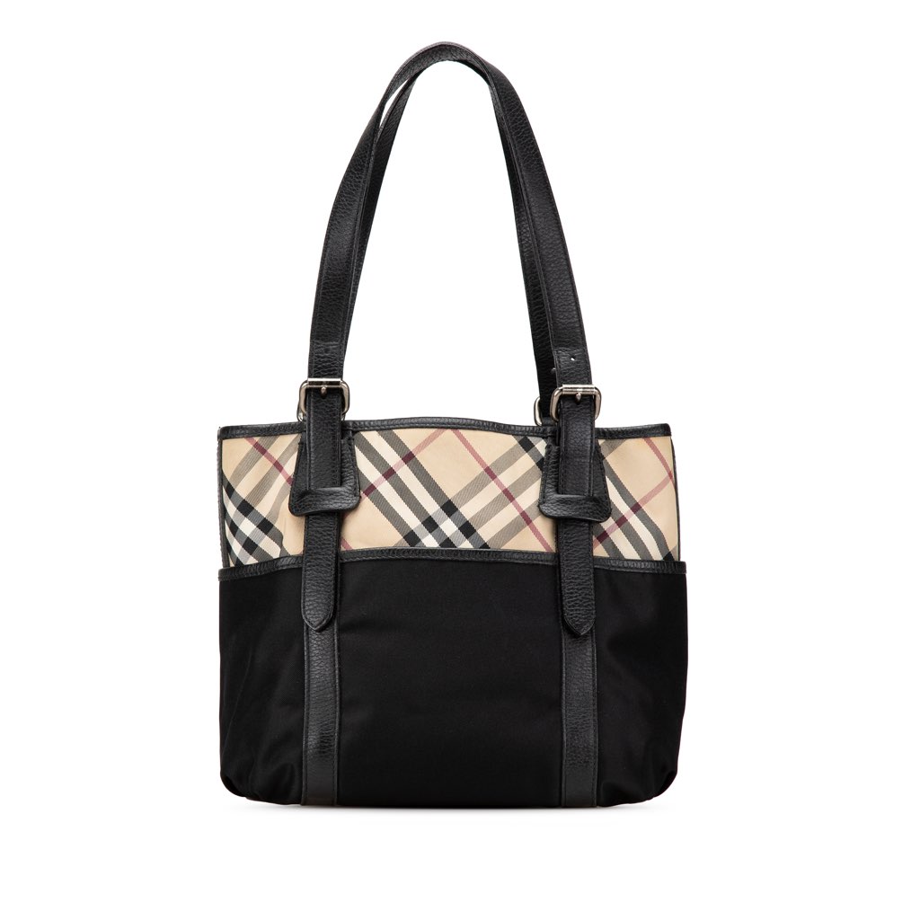 Burberry Nova Check Nylon Tote