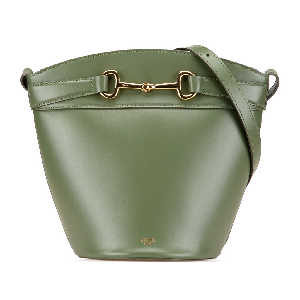 Celine Leather Crecy Bucket Bag