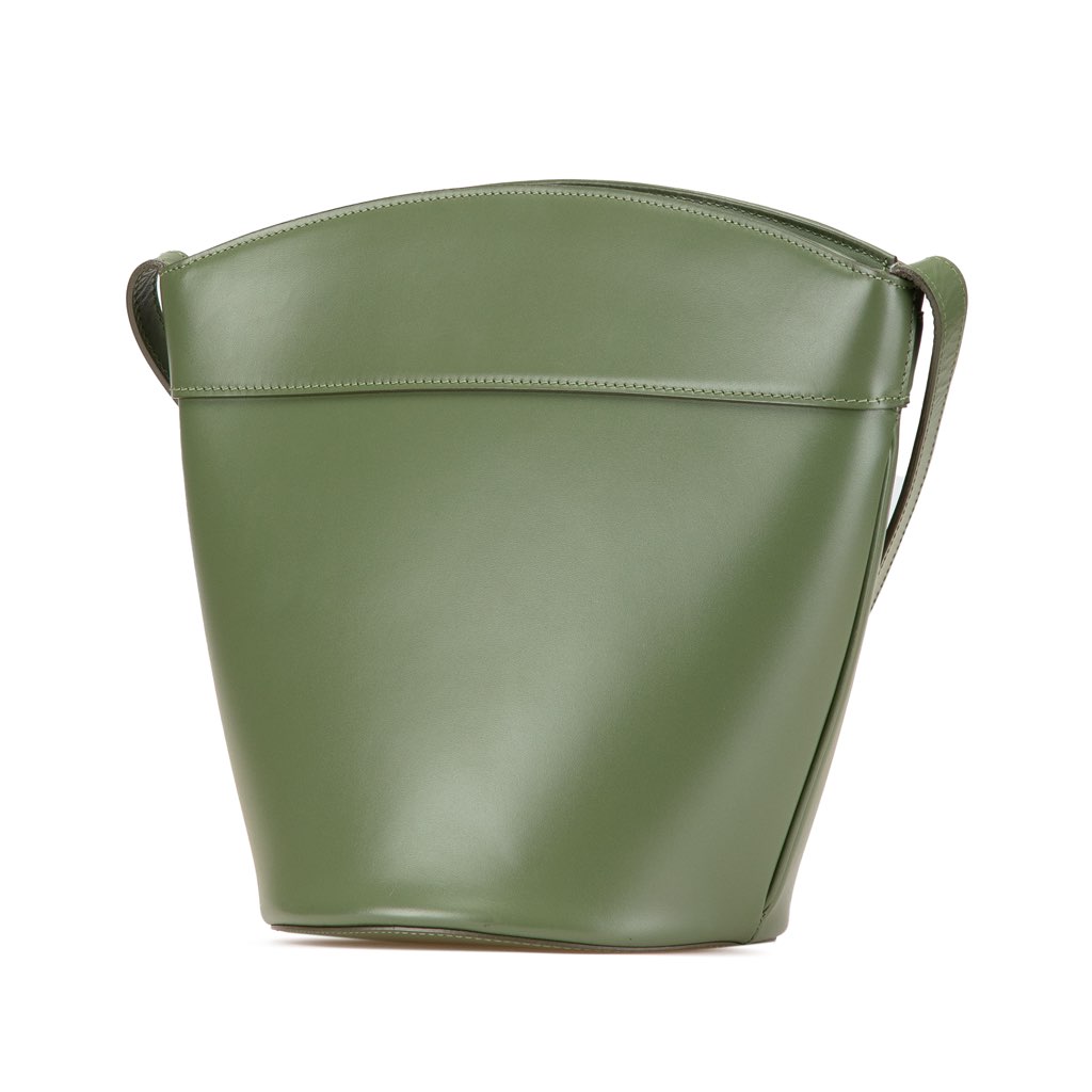 Celine Leather Crecy Bucket Bag - 2