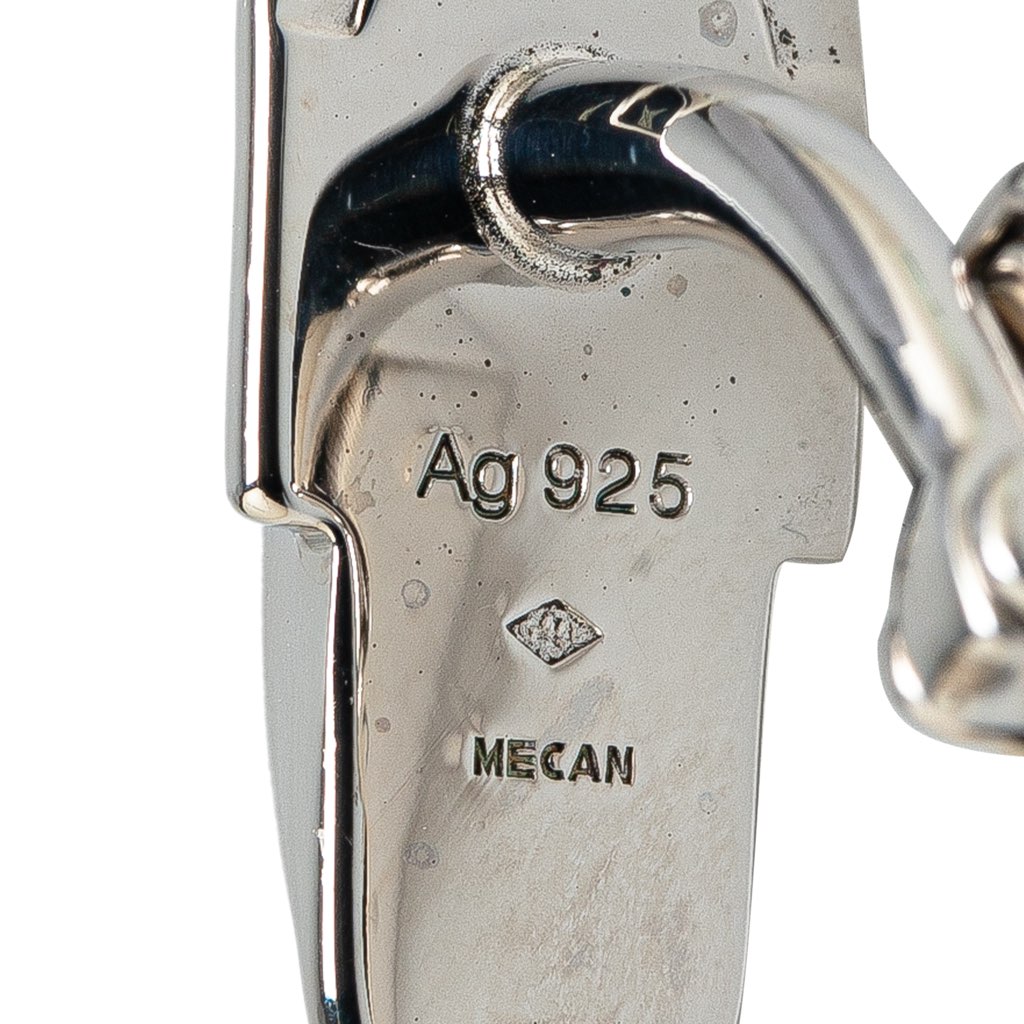 Louis Vuitton Sterling Silver Trunk Latch Cufflinks - 3