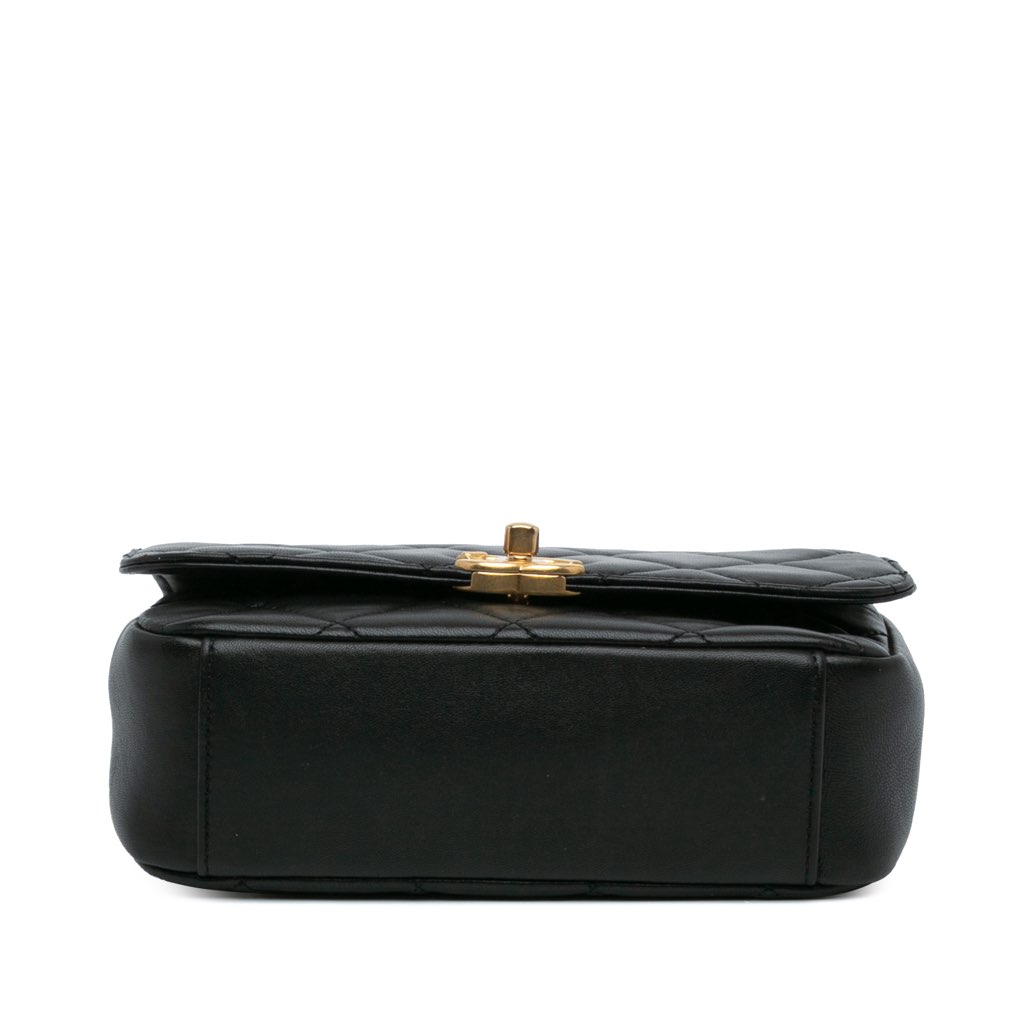 Chanel Medium Quilted Lambskin CC Coin Flap - 3