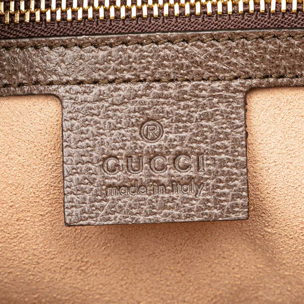 Gucci Medium GG Supreme Ophidia Web Satchel - 5