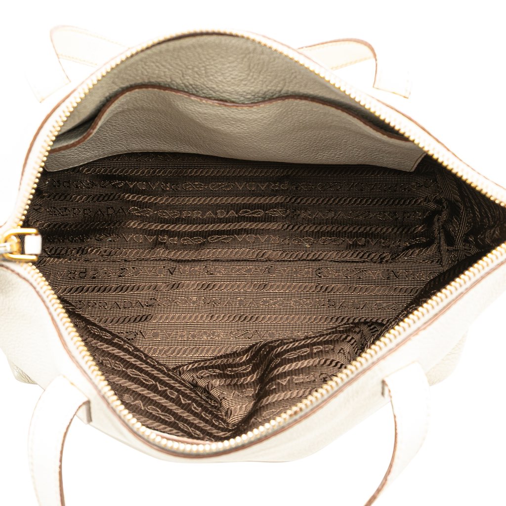 Prada Vitello Daino Front Pocket Tote - 4