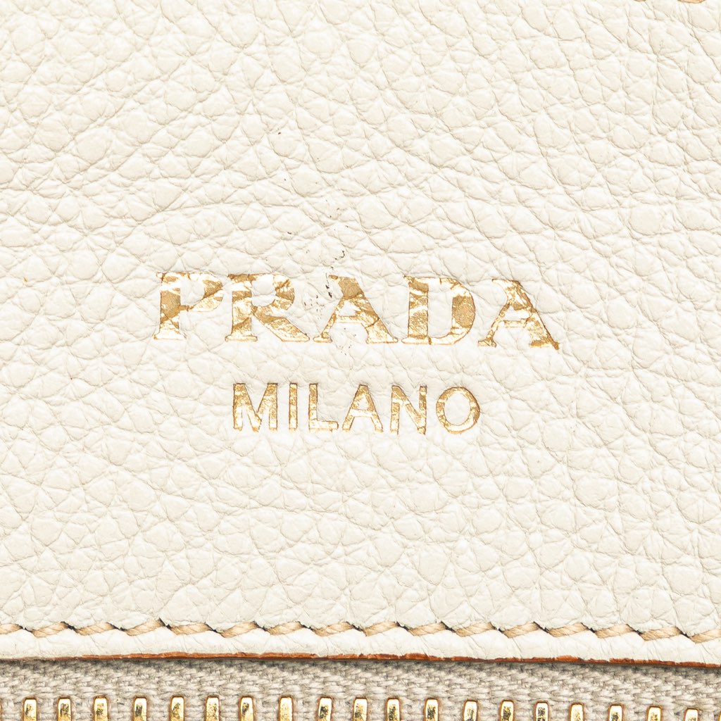 Prada Vitello Daino Front Pocket Tote - Detail 1