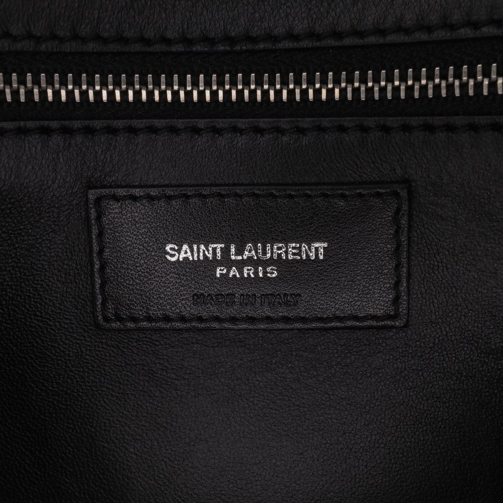 Saint Laurent Quilted Lambskin Studded Monogram Gaby Shoulder Bag - 5