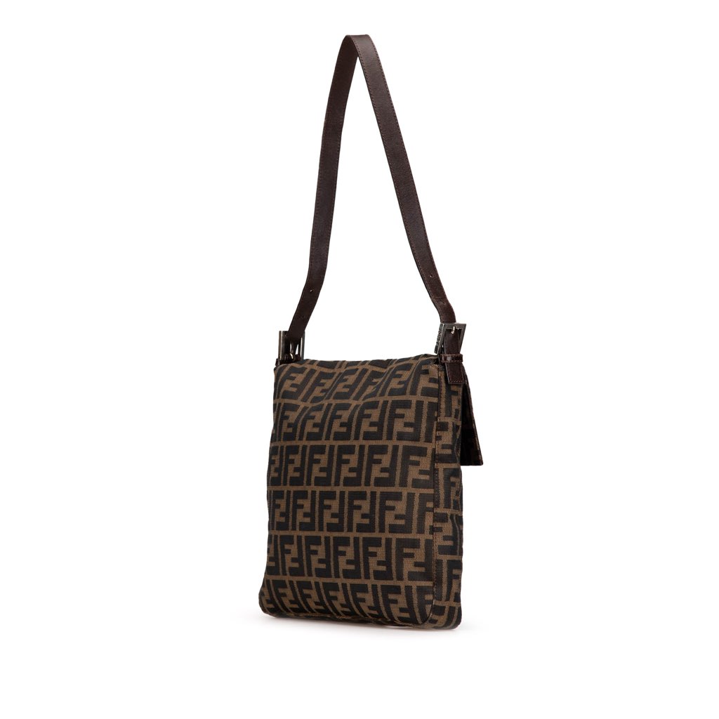 Fendi Zucca Canvas Shoulder Bag - 2
