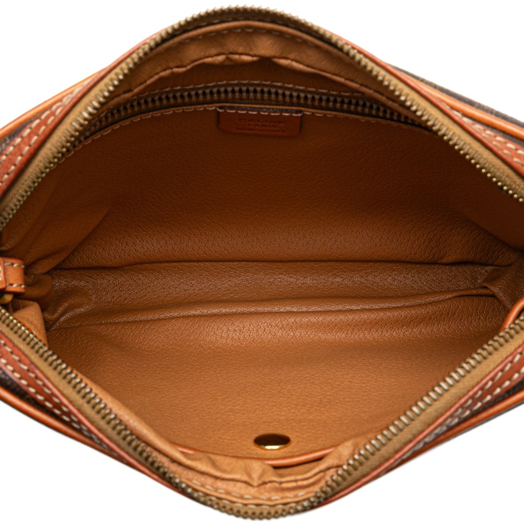 Celine Macadam Coated Canvas Clutch - 4