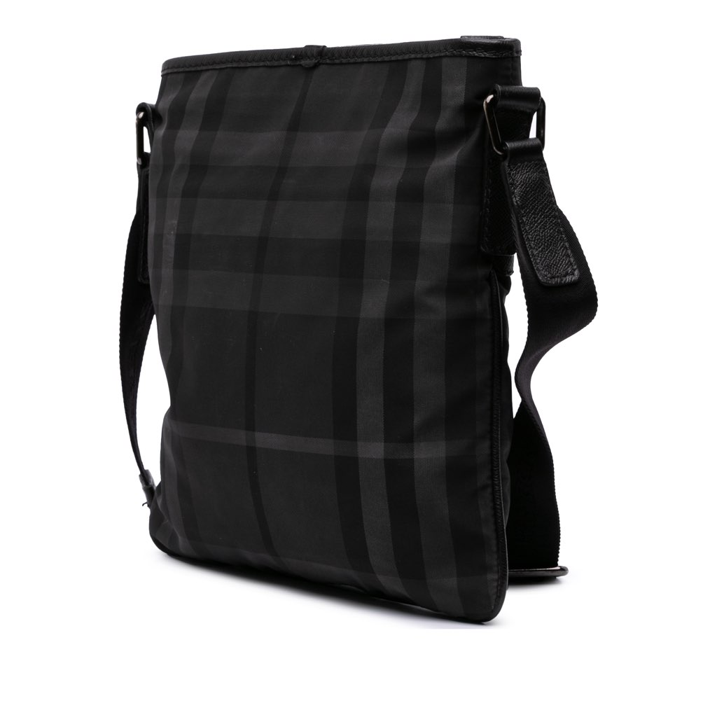 Burberry Smoke Check Canvas Crossbody - Back view