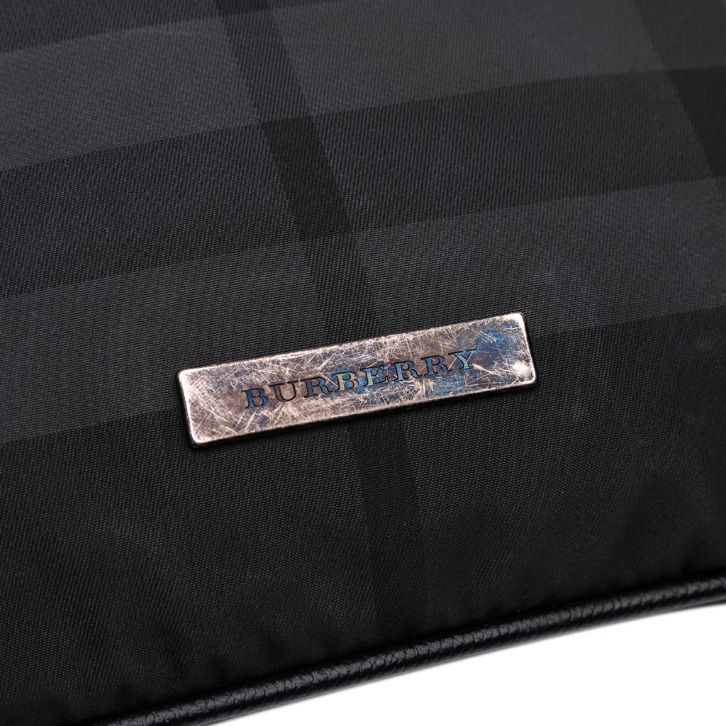 Burberry Smoke Check Canvas Crossbody - Detail 1