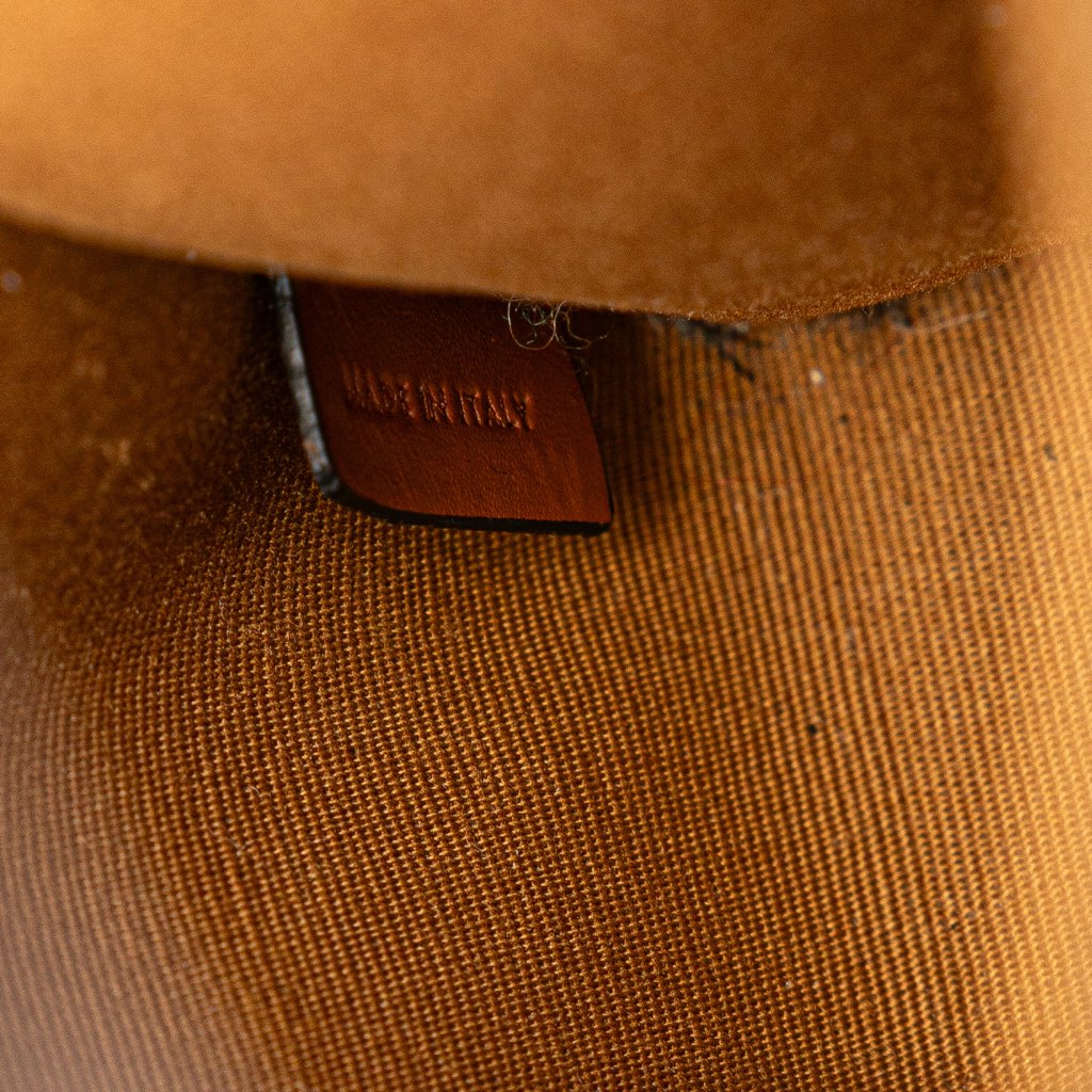 Celine Mini Triomphe Coated Canvas Vertical Cabas Satchel - Side view