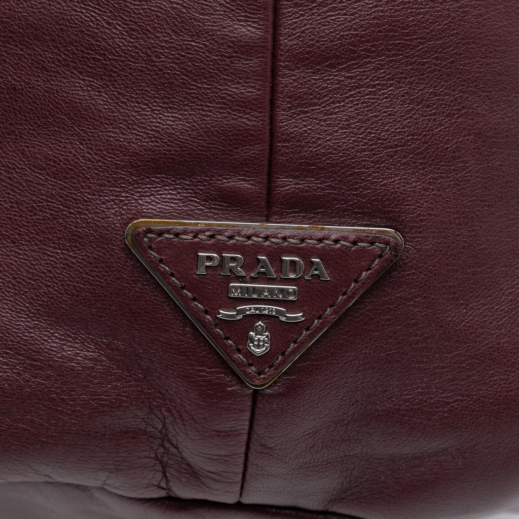 Prada Tessuto and Nappa Reversible Satchel - Image 10