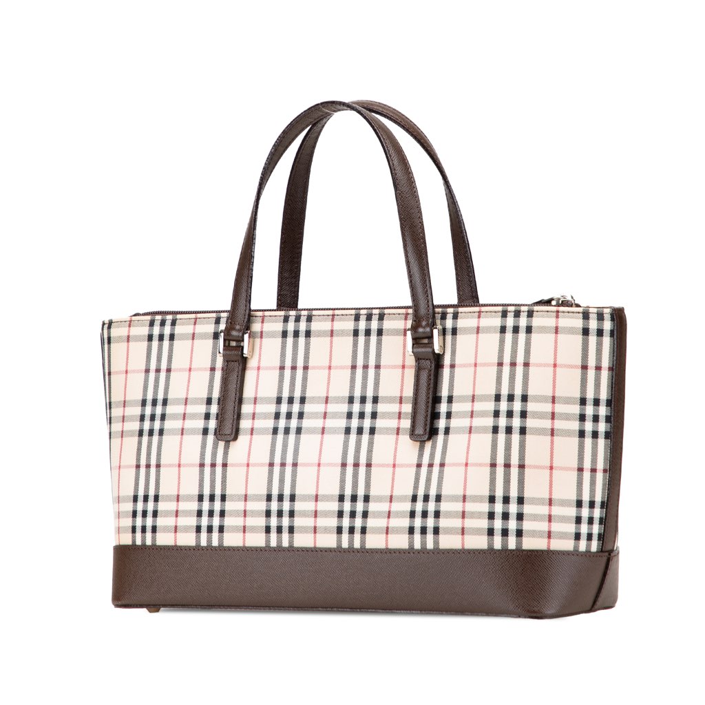 Burberry House Check Canvas Handbag - 2