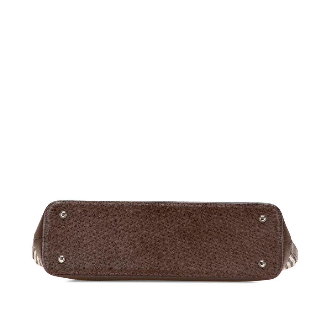 Burberry House Check Canvas Handbag - 3