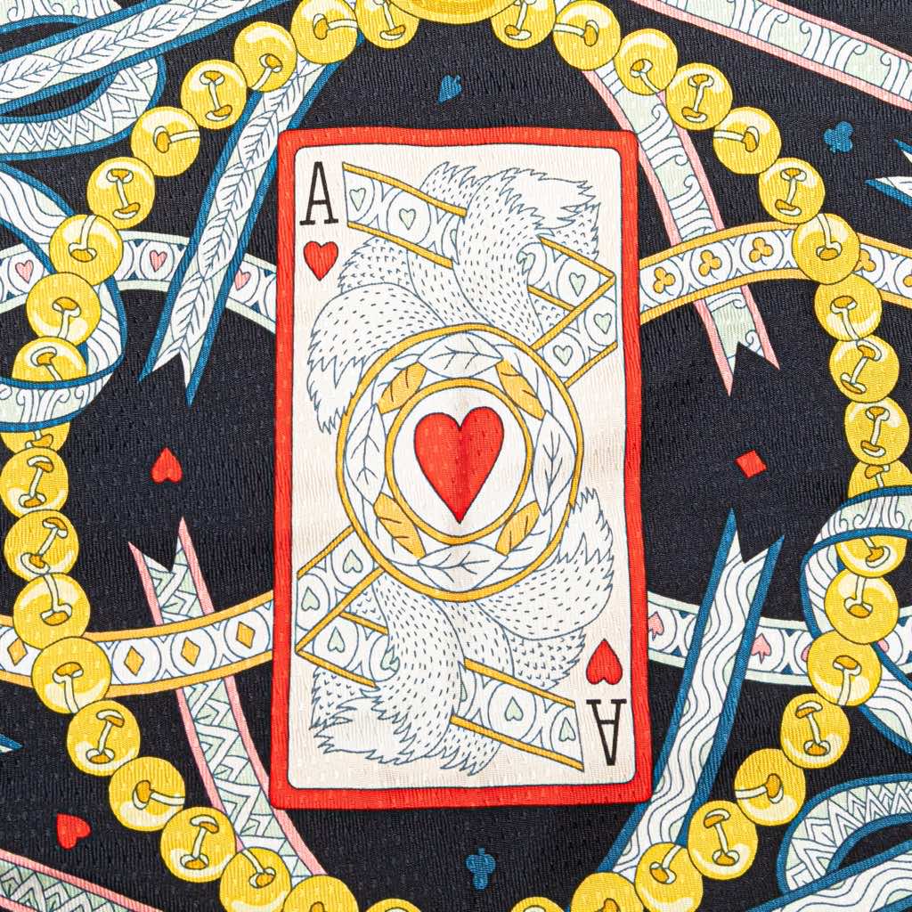 Hermès Dame De Coeur Nano Losange Silk Scarf - 2