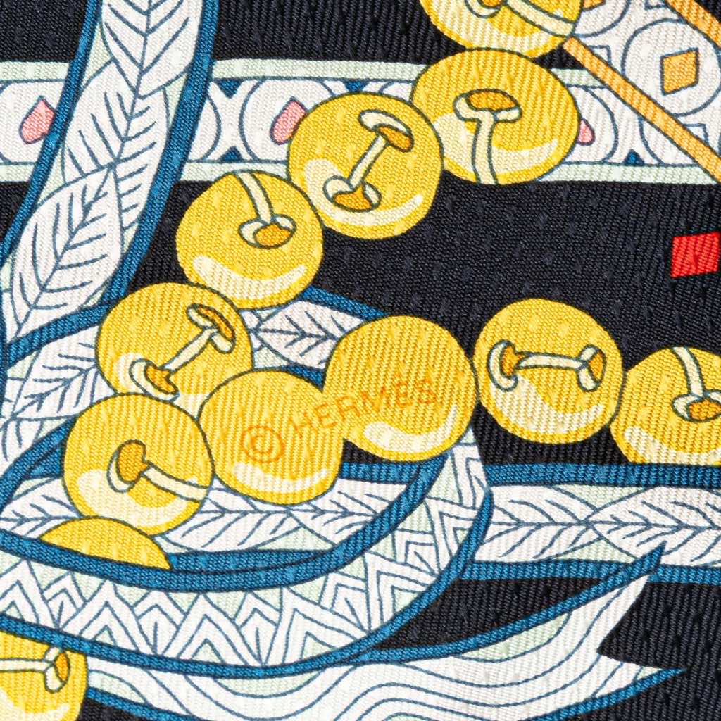 Hermès Dame De Coeur Nano Losange Silk Scarf - 3