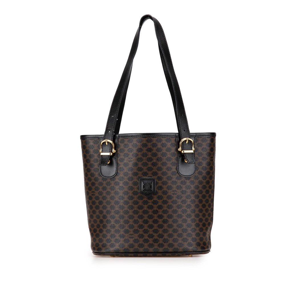 Celine Macadam Coated Canvas Tote