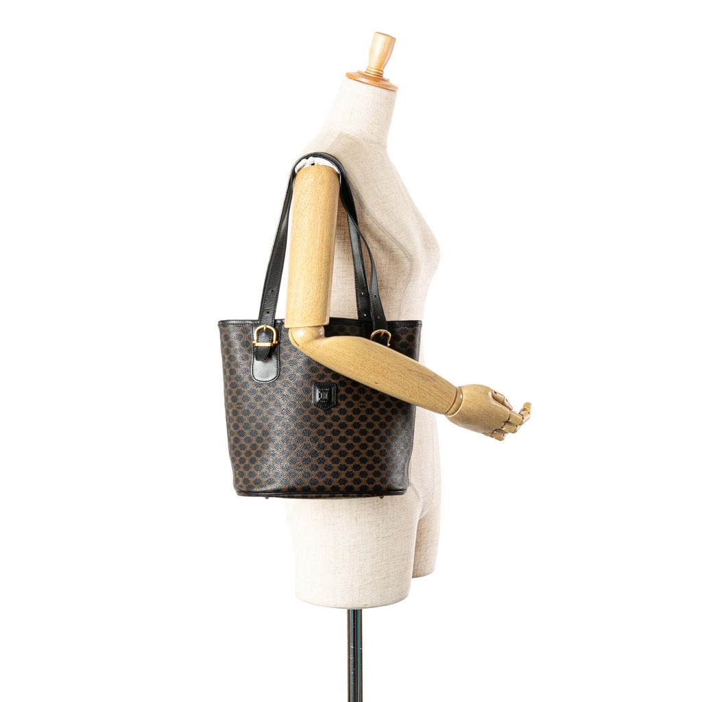 Celine Macadam Coated Canvas Tote - Image 13