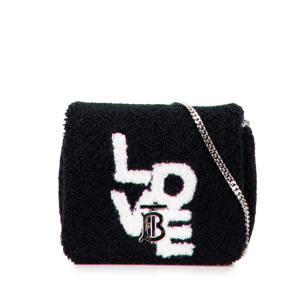 Burberry Mini Terry Cloth Lola Love Crossbody