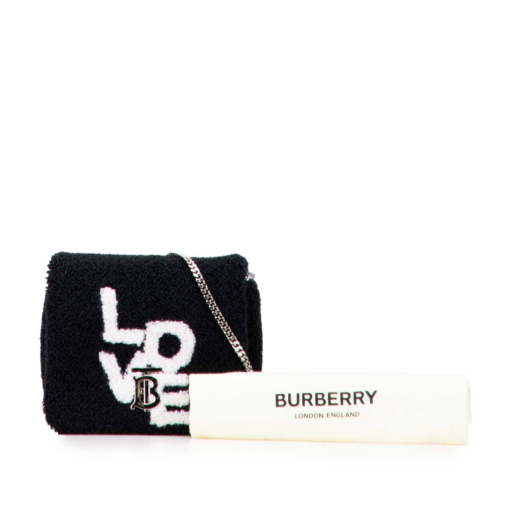 Burberry Mini Terry Cloth Lola Love Crossbody - Image 14