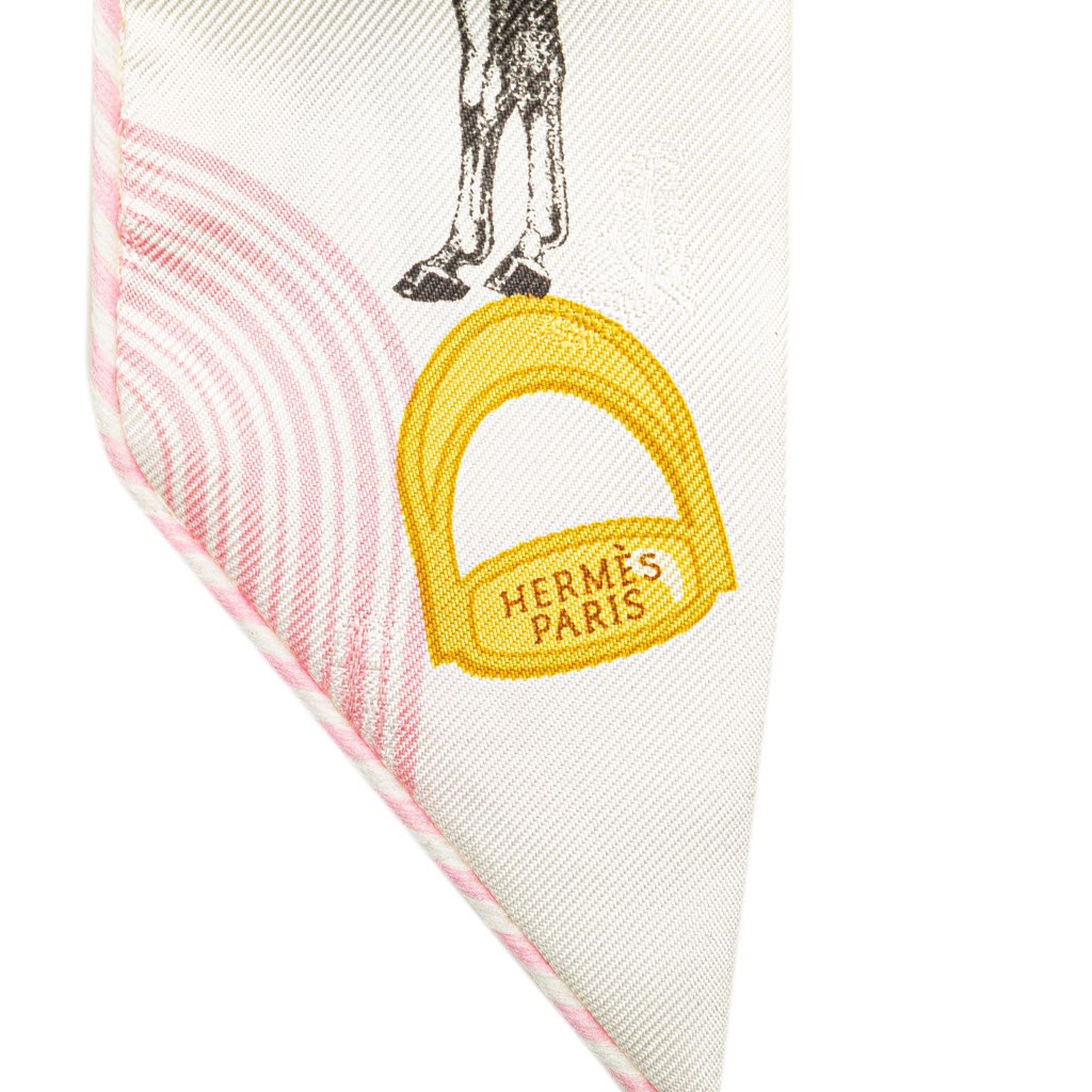 Hermès Garde Robe Pop Charms Twilly Silk Scarf - 4