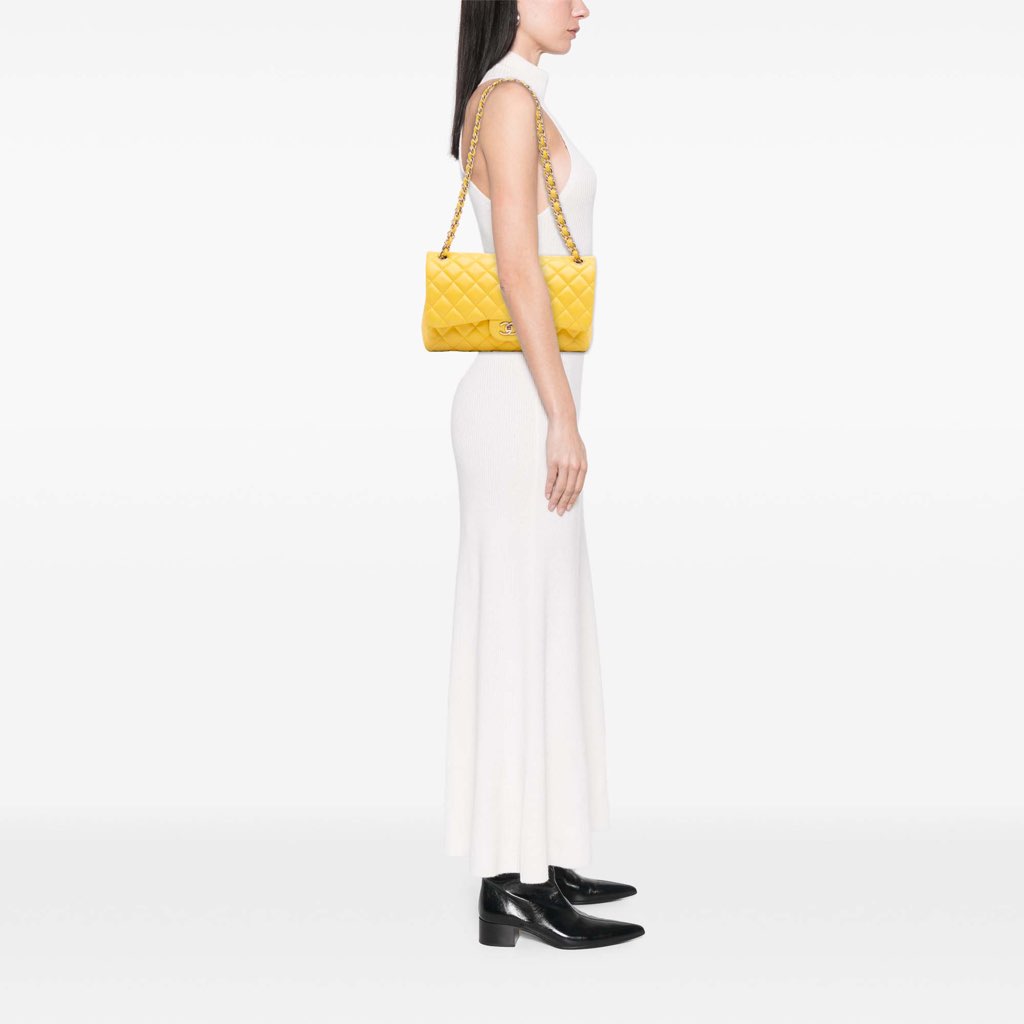 Chanel Jumbo Classic Lambskin Double Flap - Image 14