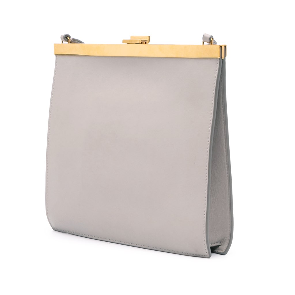 Celine Mini Smooth Calfskin Clasp Bag - 2