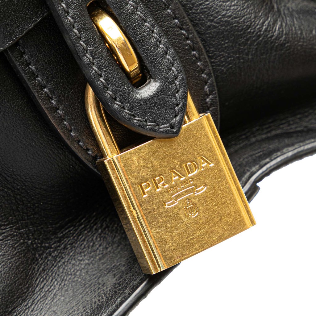 Prada Saffiano and City Calf Esplanade Bag - Image 12