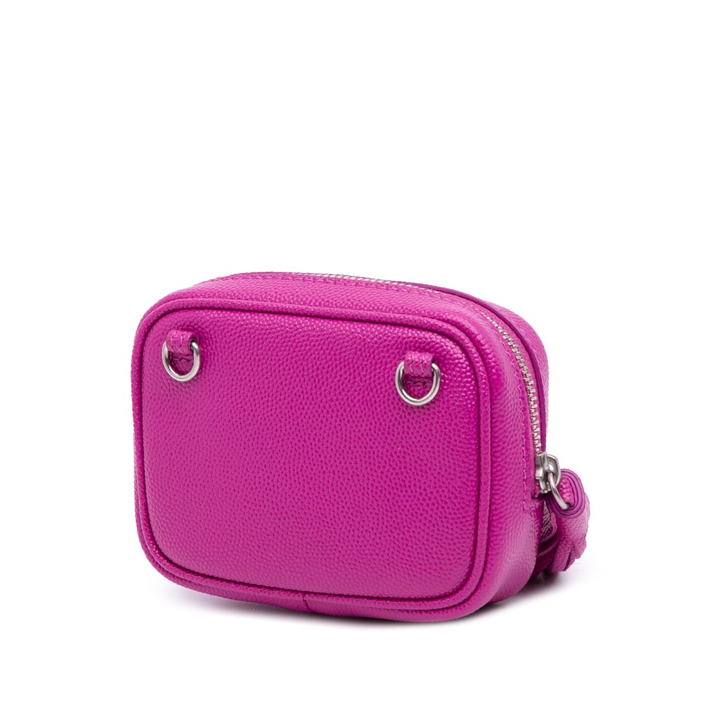 Saint Laurent Baby Matelasse Grain De Poudre Monogram Lou Camera Bag - 2