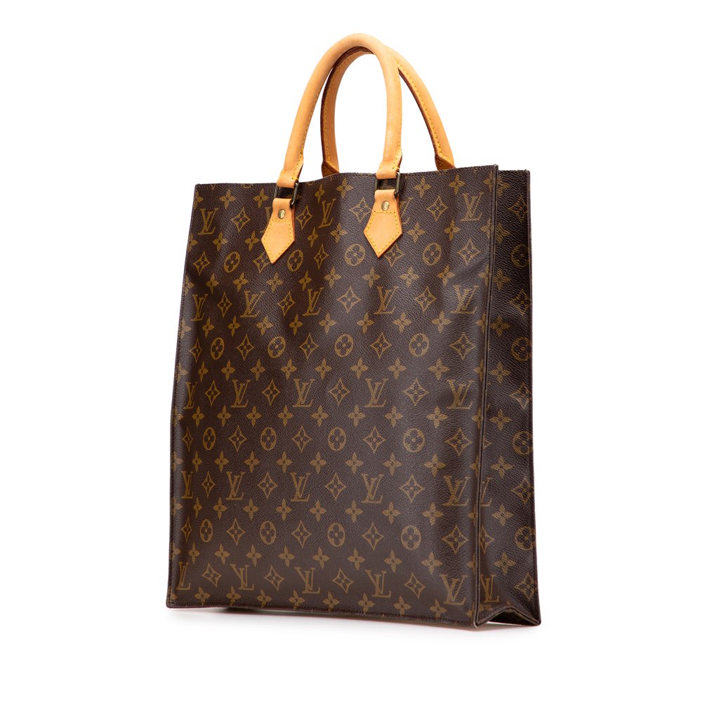 Louis Vuitton Monogram Sac Plat - Back view